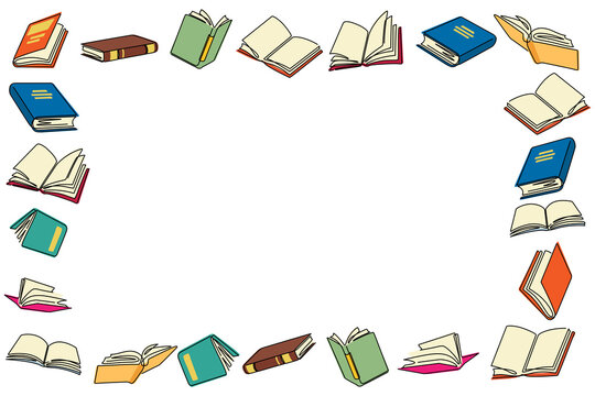 Books Border Images – Browse 273,753 Stock Photos, Vectors, and ...