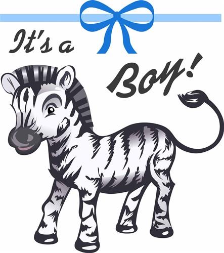 ITS A BOY ZEBRA - Clip Art Library