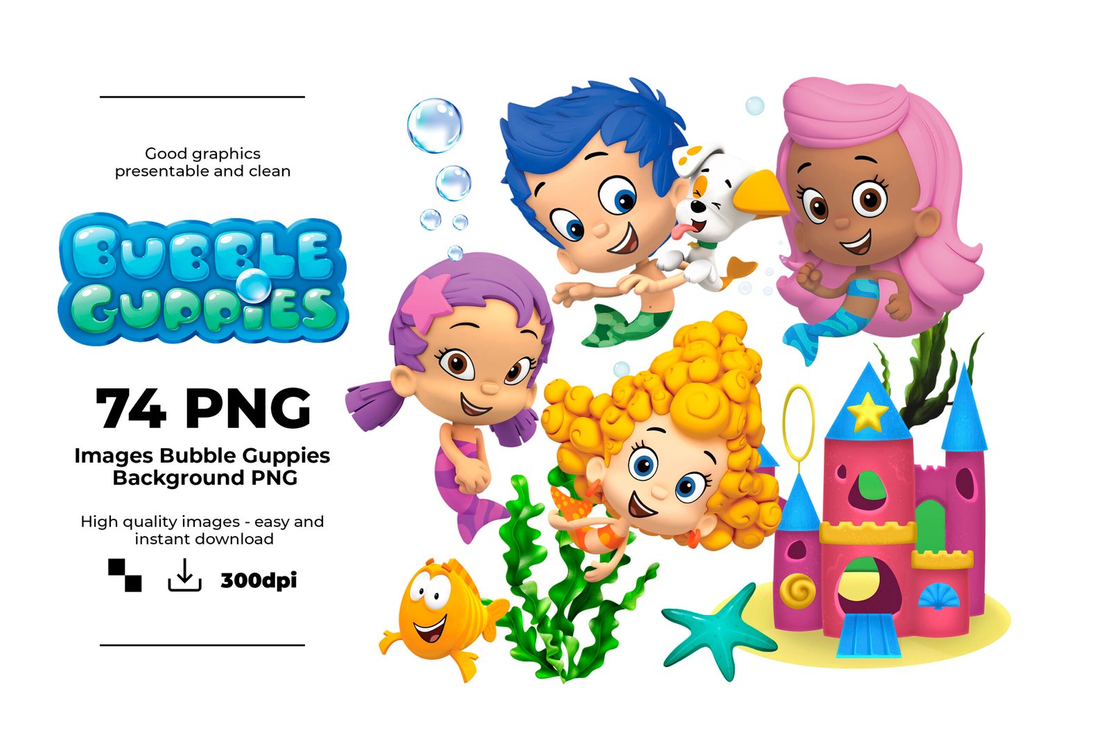 Free: Bubble Guppies Clipart | Cartoon Clip Art - nohat.cc - Clip Art ...