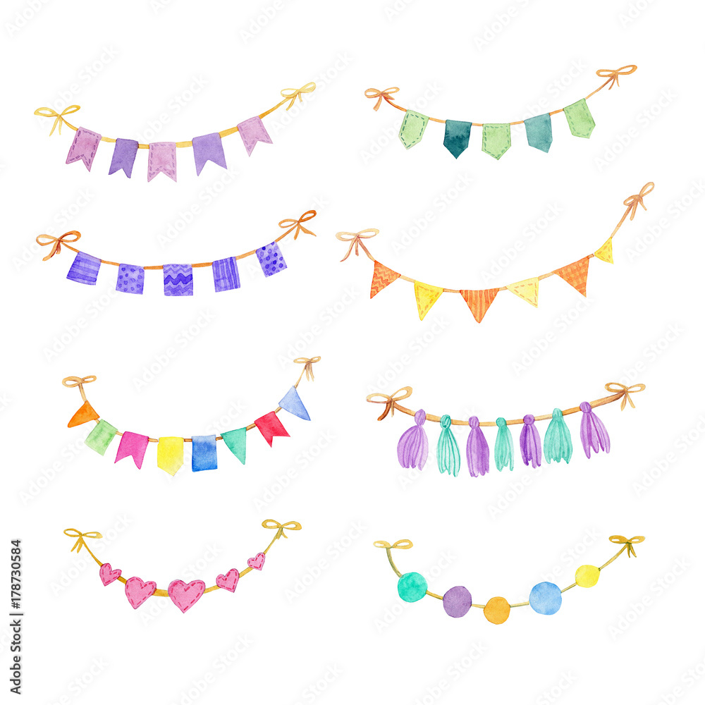 Primary Bunting - Premium Vector Clip Art by MyClipArtStore - Clip Art ...