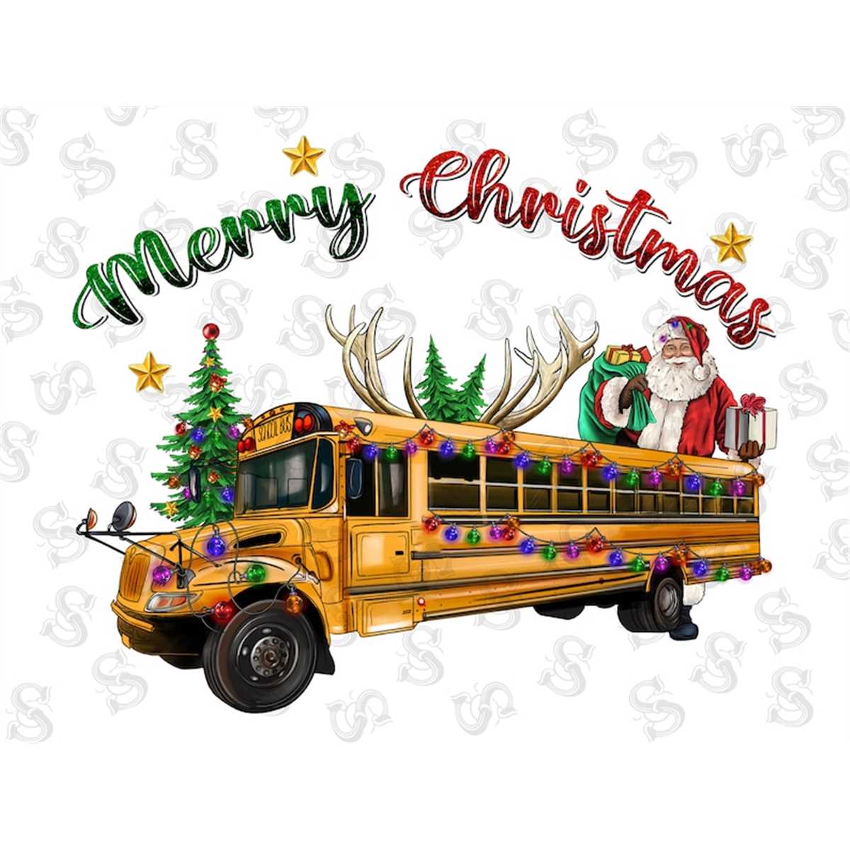 Free clip bus christmass, Download Free clip bus christmass png images ...