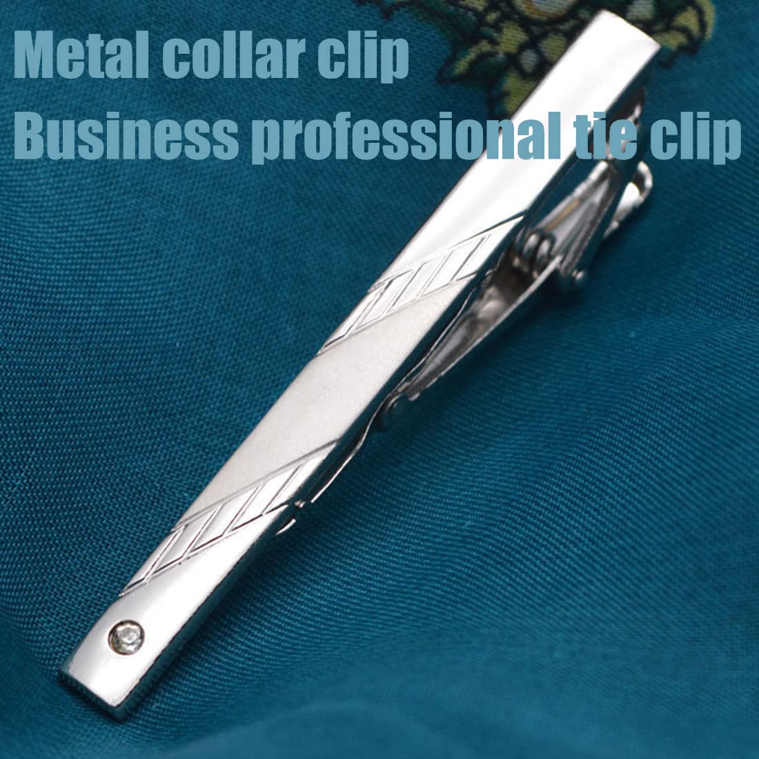 LEEQ Tie Clip Set of 2, Tie Clip, Metal Tie Clip for Men, Dress Tie ...