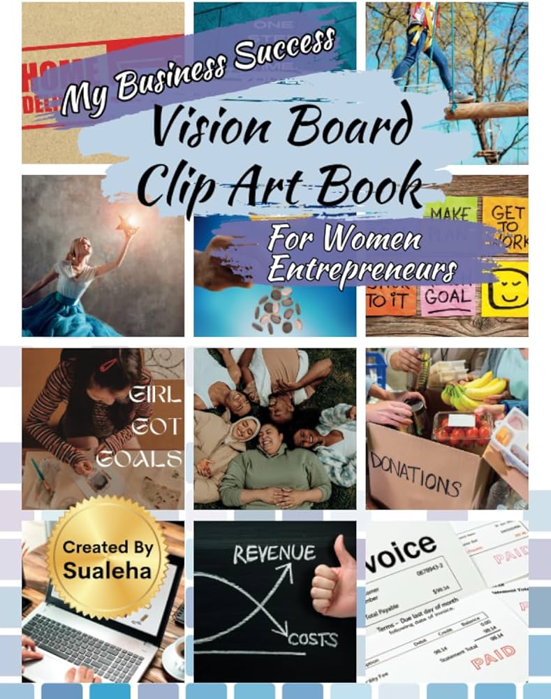 My Business Success - Vision Board Clip Art Book For Women ...