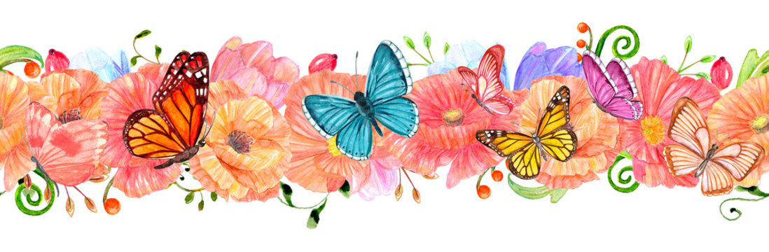 Free clip butterfly border, Download Free clip butterfly border png ...