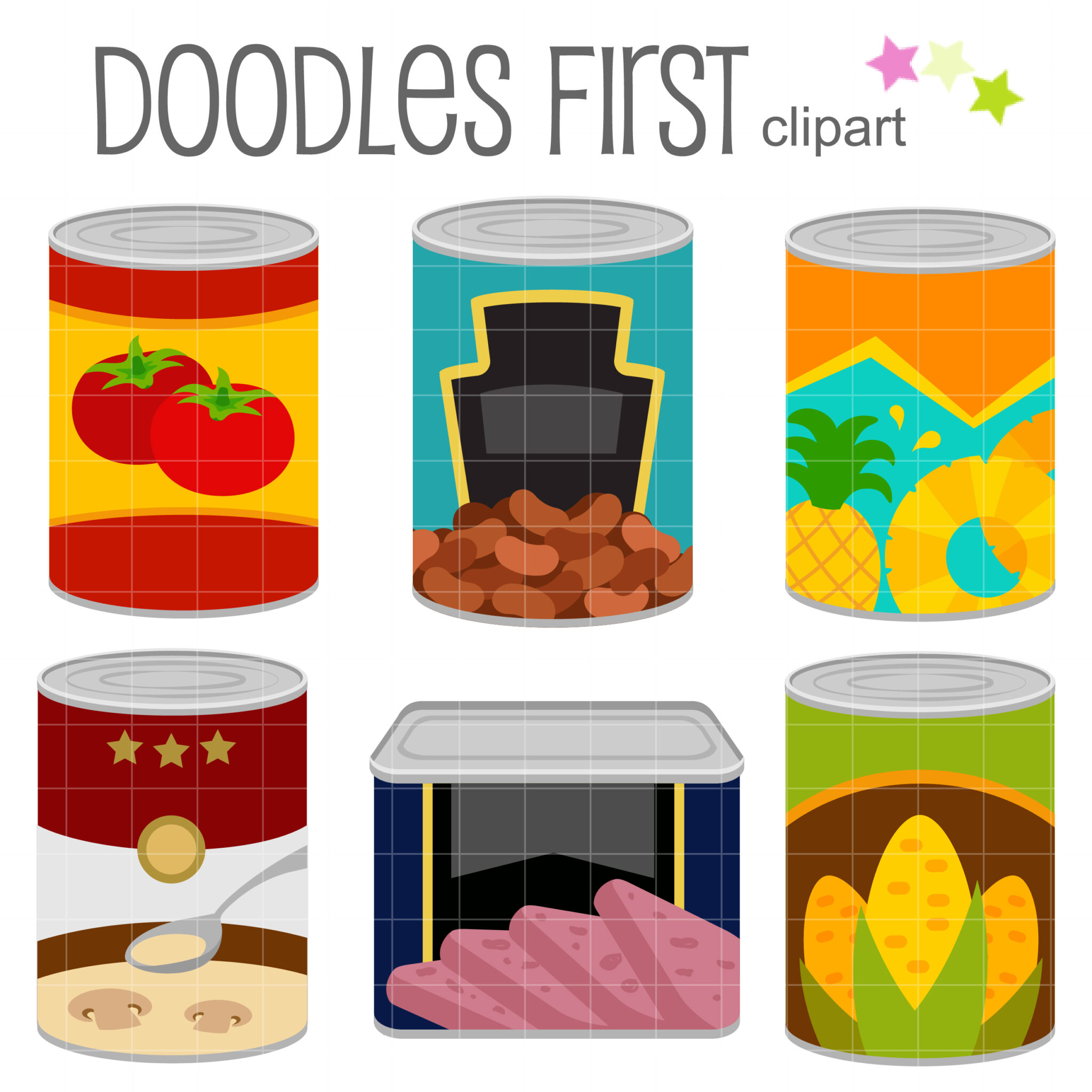 Free clip canned foods, Download Free clip canned foods png images ...