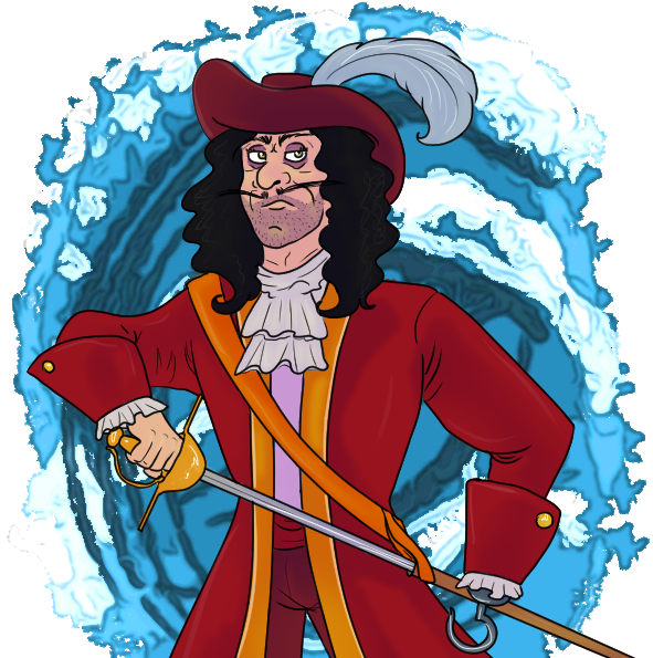 Captain Hook, Smee And Crocodile Clip Art Disney Clip - Peter Pan ...