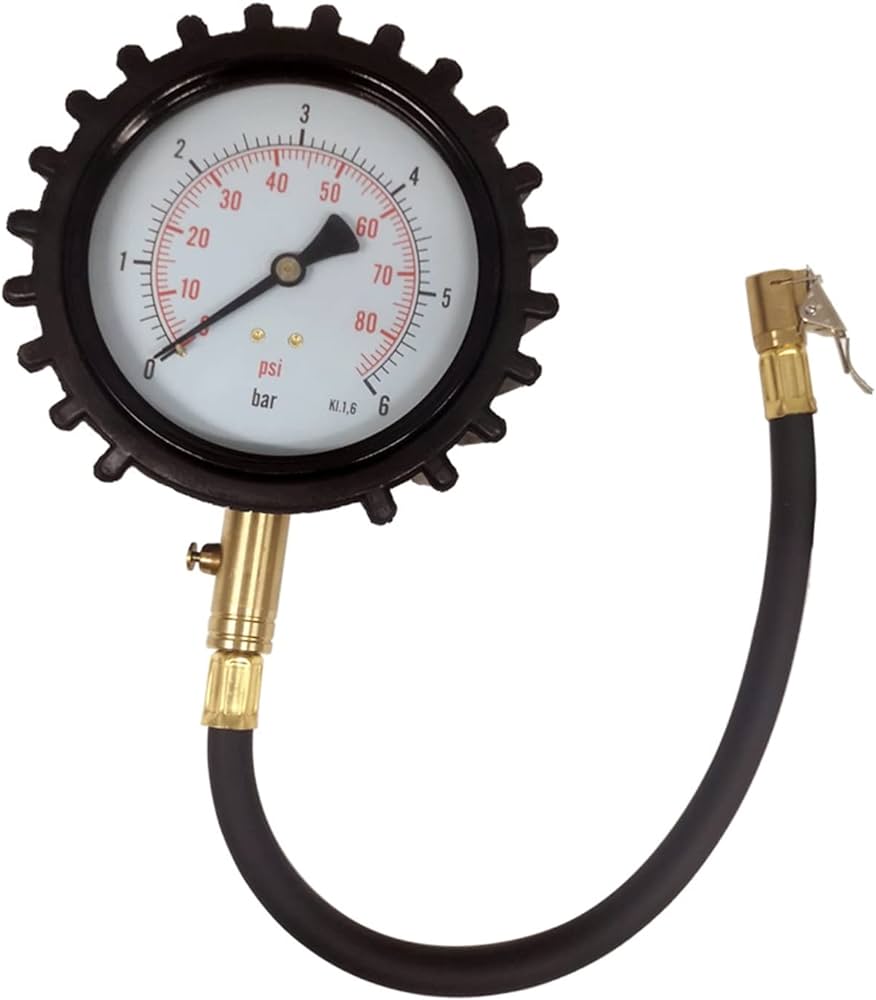 Pressure Gauge Inches Dial Car Tire Pressure Gauges With Clip On Clip Art Library