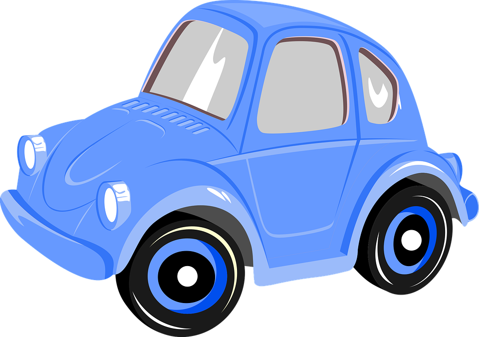 Download Car, Cartoon Car, Blue Car. Royalty-Free Vector Graphic ...