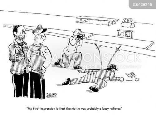 Crime Scene Cartoons and Comics - funny pictures from CartoonStock ...