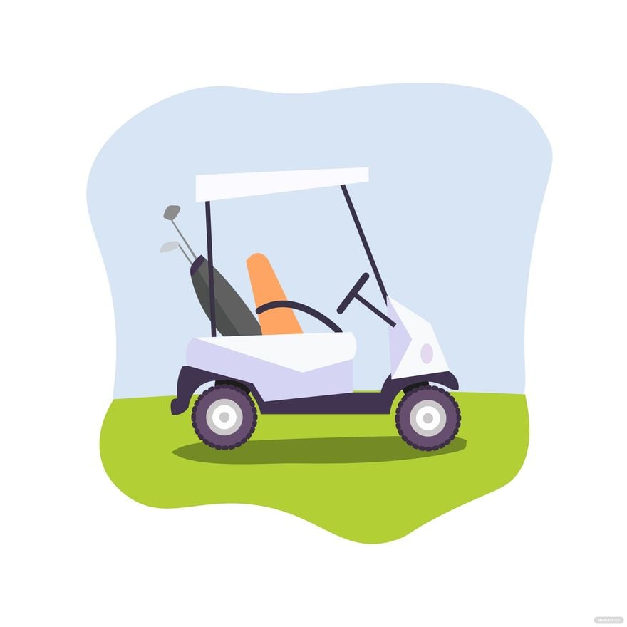 Cartoon Golf Cart Stock Illustrations – 1,040 Cartoon Golf Cart ...