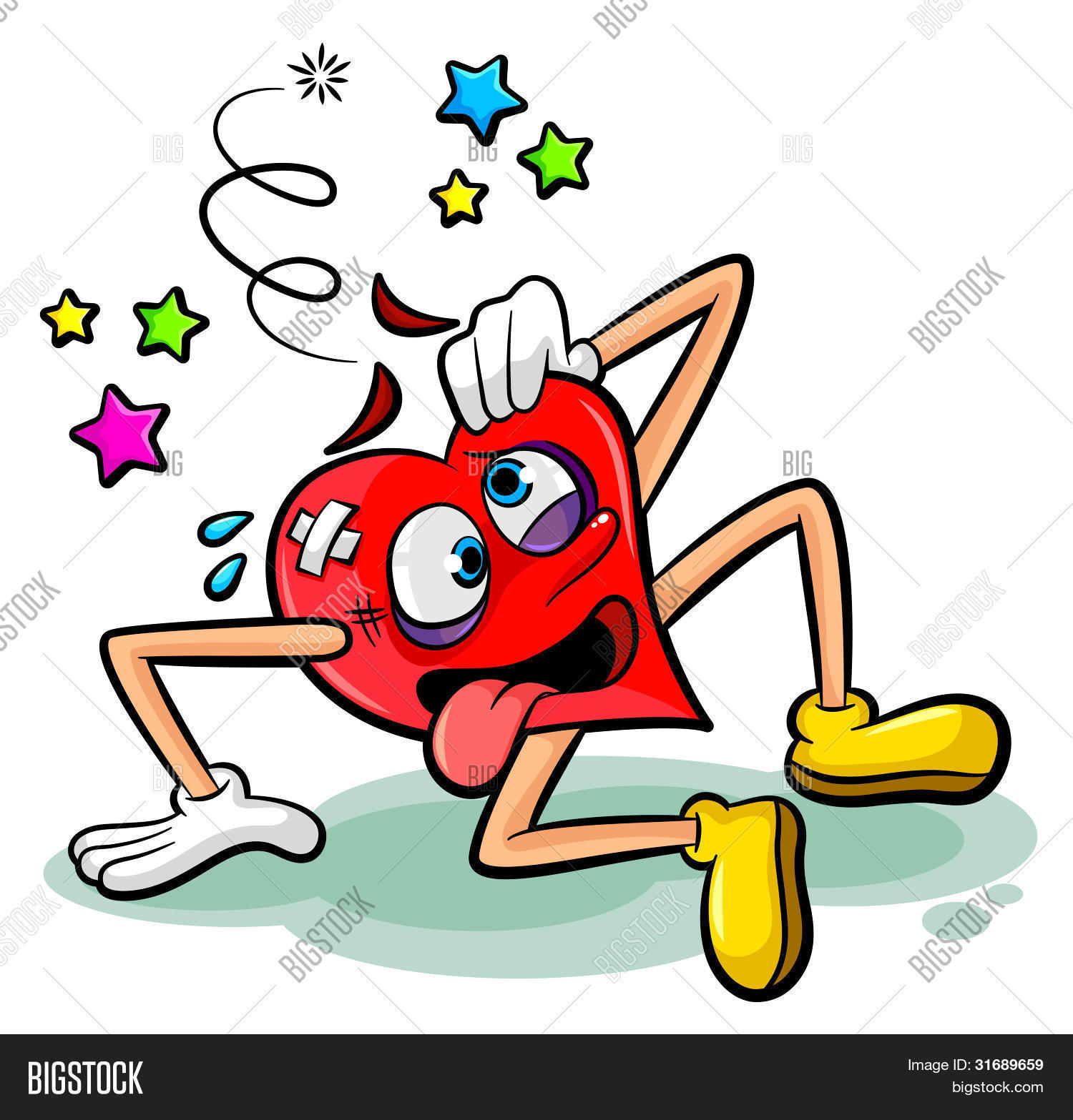 Beaten Heart Vector & Photo (Free Trial) | Bigstock - Clip Art Library