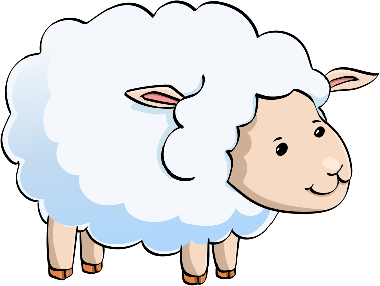 Lamb png, Cute baby cartoon lamb farm animals - freepng - Clip Art Library