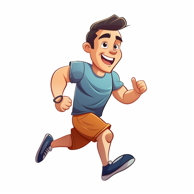 Free clip cartoon person running, Download Free clip cartoon person ...