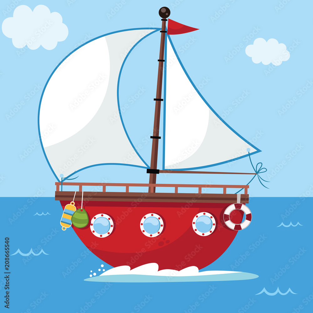 Free clip cartoon sailboat, Download Free clip cartoon sailboat png ...