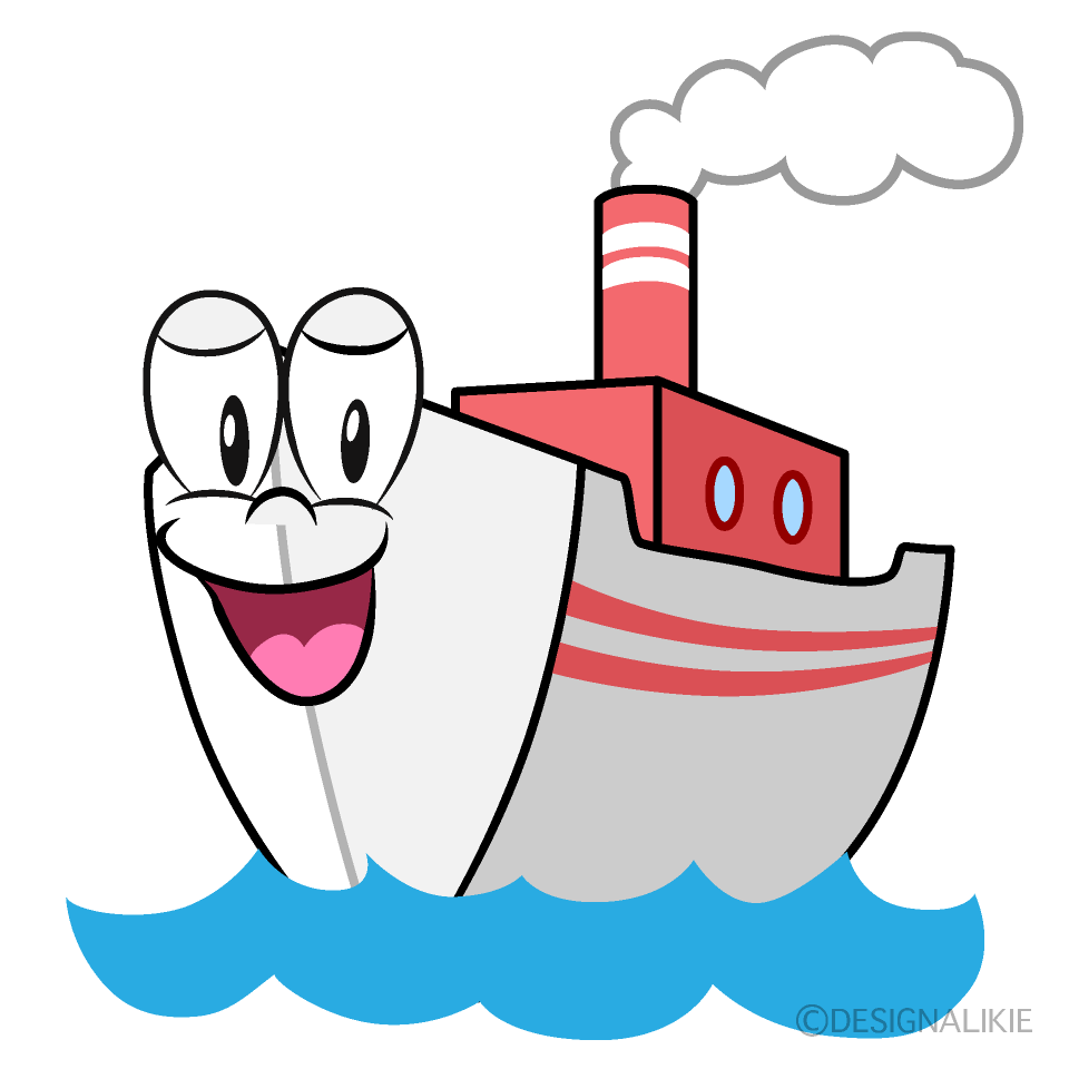 Free Smiling Ship Cartoon Image｜Charatoon - Clip Art Library