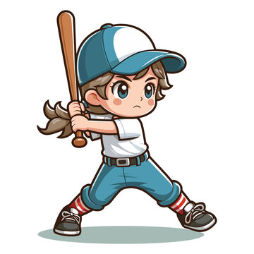 Cartoon Softball Images – Browse 7,169 Stock Photos, Vectors, and ...