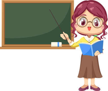 Teacher Cartoon Images – Browse 202,950 Stock Photos, Vectors, And ...