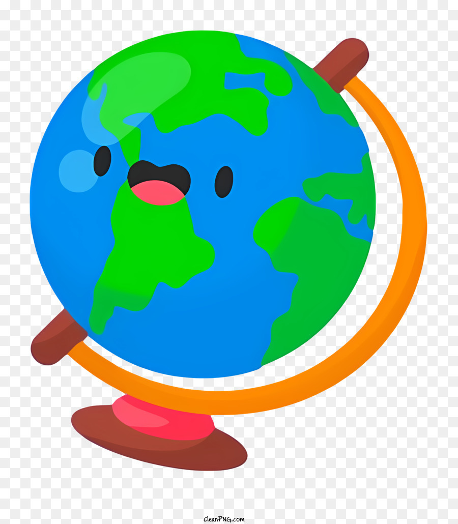 Cartoon Earth With Face Online | tellution.com - Clip Art Library