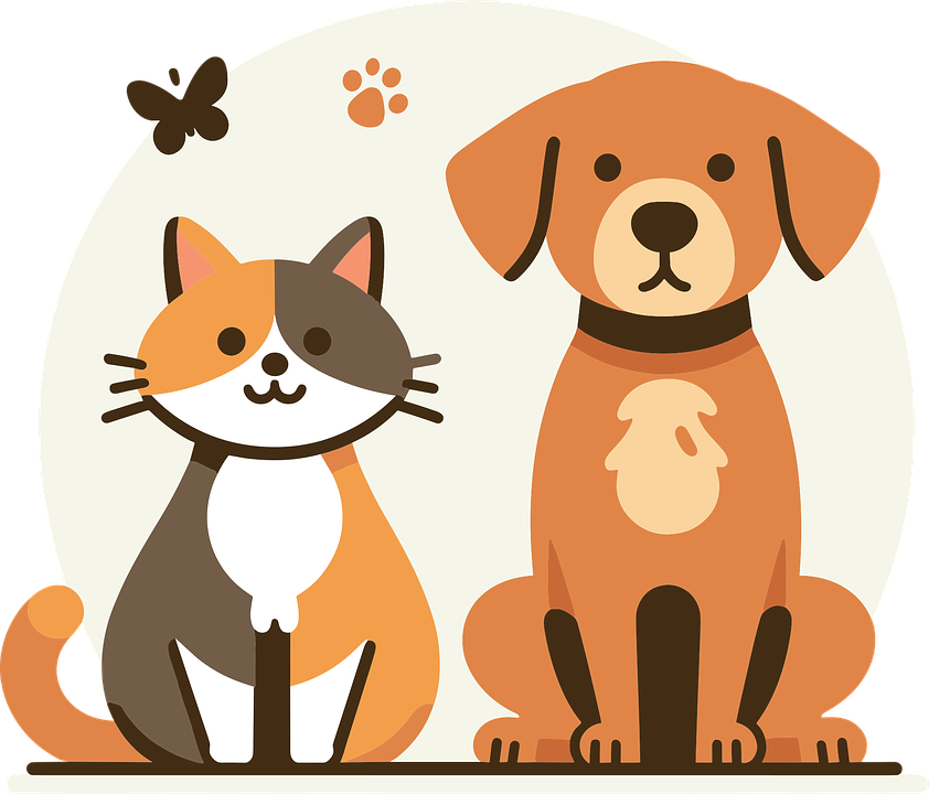 Download Cat, Dog, Animal. Royalty-Free Vector Graphic - Pixabay - Clip ...