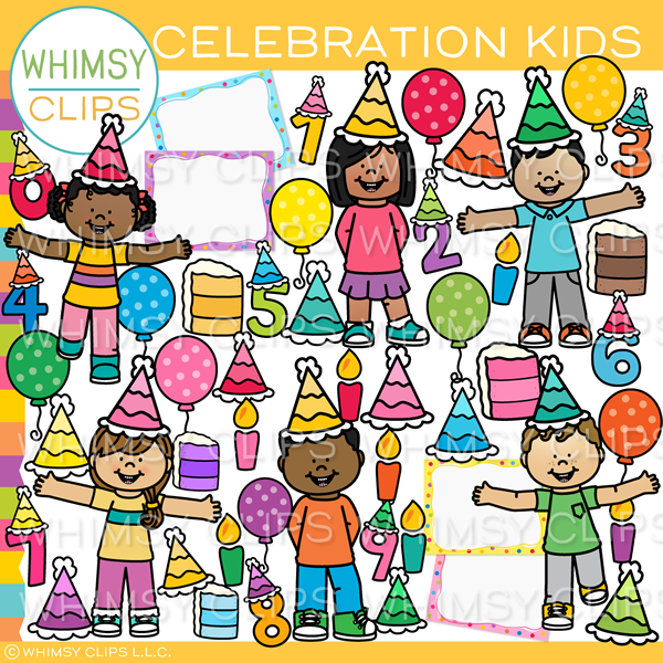 Celebration Clip Art – Whimsy Clips - Clip Art Library