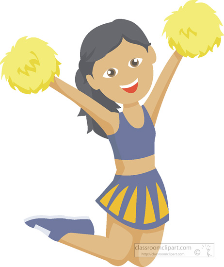 Cheerleading Clipart - cheerleader-jumping-in-air-03A - Classroom ...