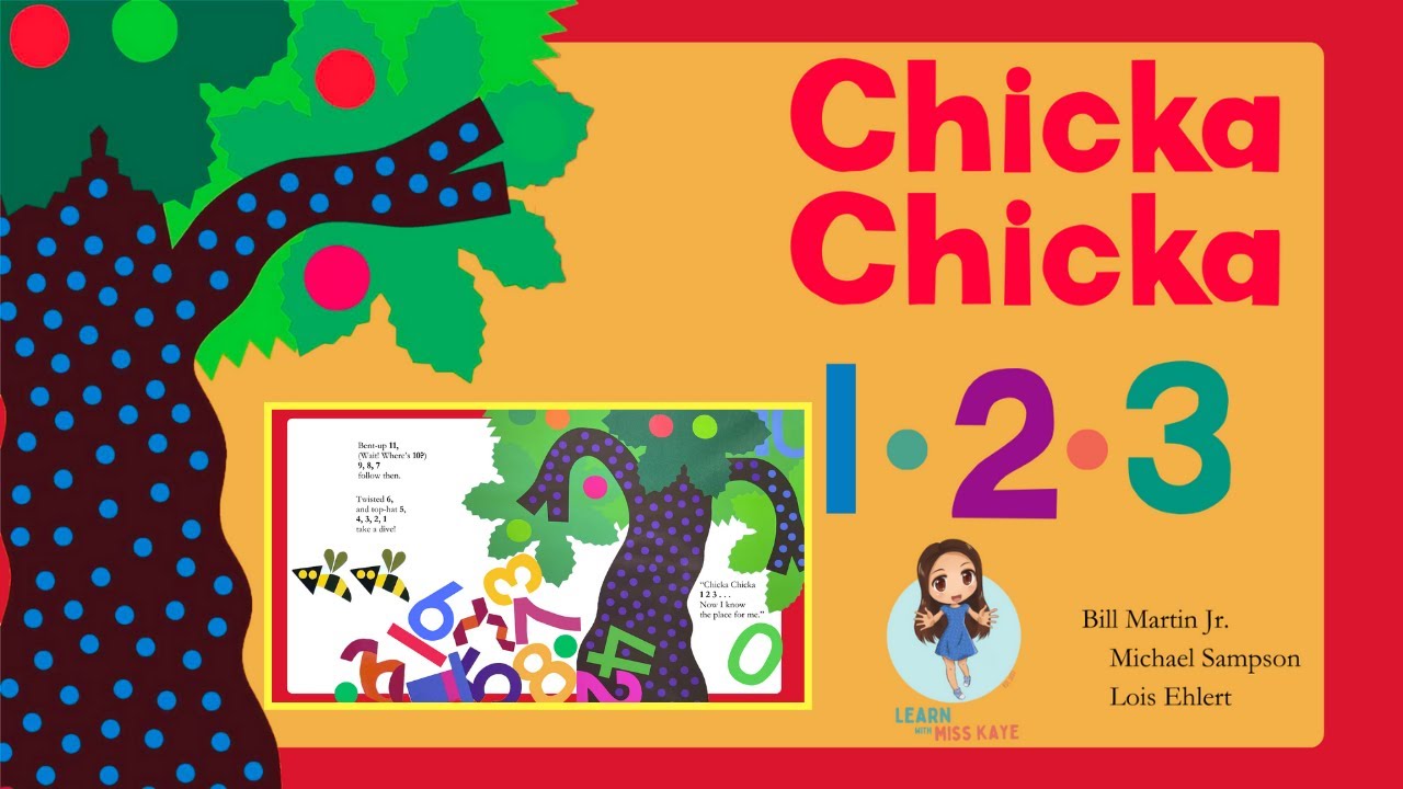 CHICKA CHICKA 123 Read Aloud Animated | Numbers Preschool Read Along ...