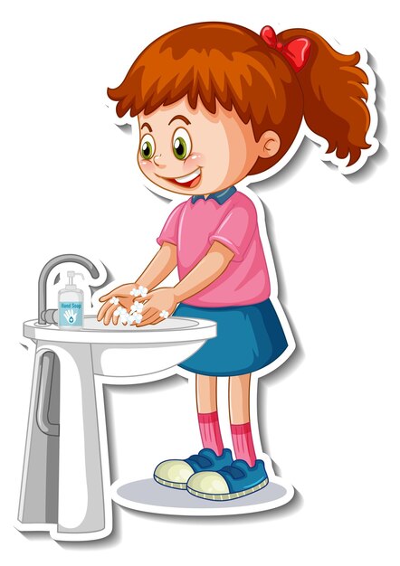 Child washing hands Vectors & Illustrations for Free Download ...