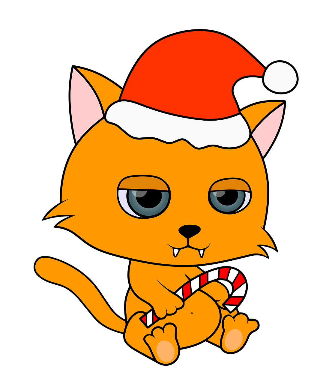 Free clip christmas cat, Download Free clip christmas cat png images ...