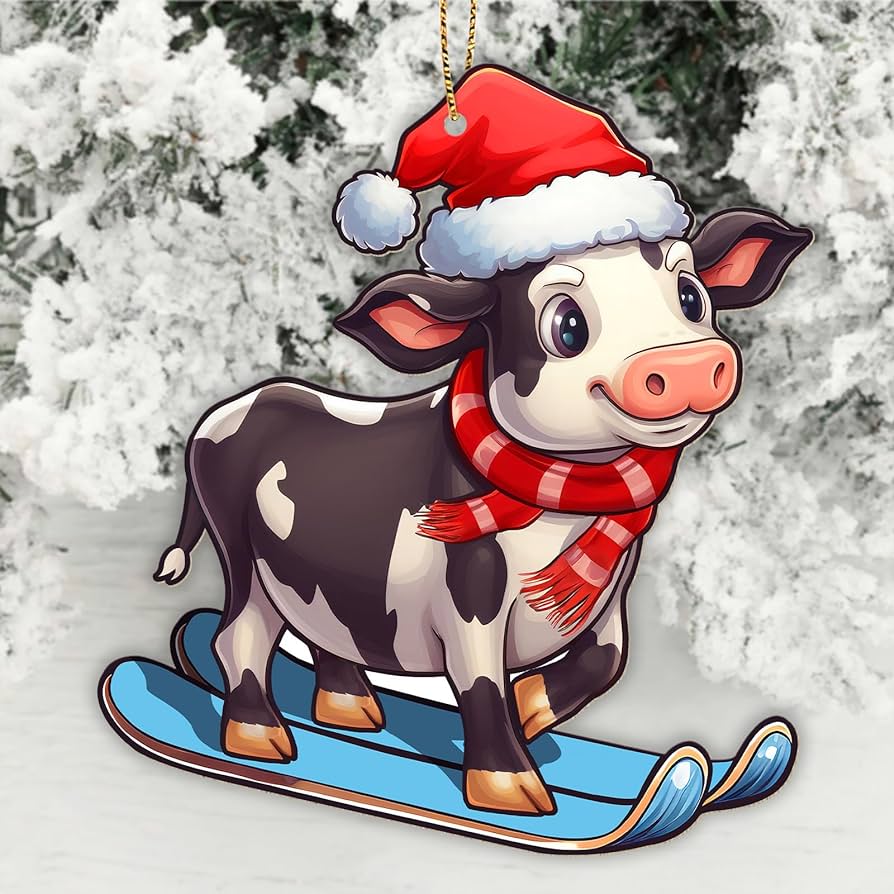 Free clip christmas cow, Download Free clip christmas cow png images ...