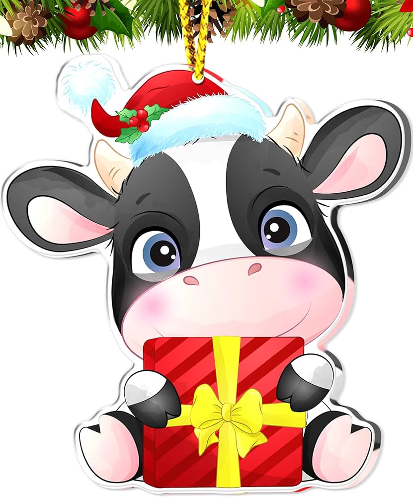 Free clip christmas cows, Download Free clip christmas cows png images ...