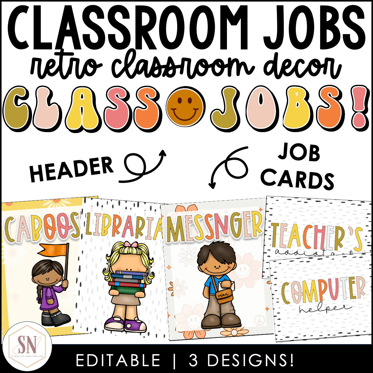 Classroom Helper Kids Jobs Clip Art (21 Jobs) | Teaching Jobs Art ...