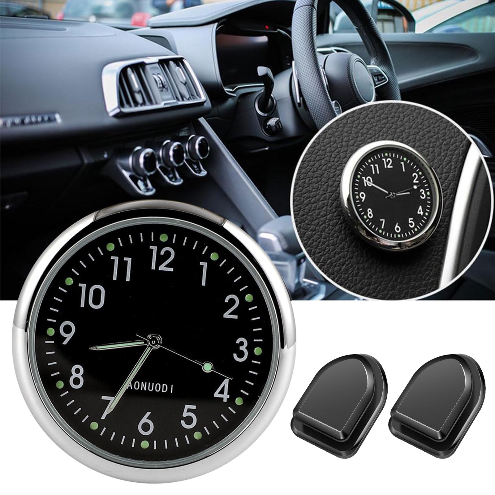 Dashboard Clock, Motorcycle Clock, Mini Vehicle Dashboard Clock ...