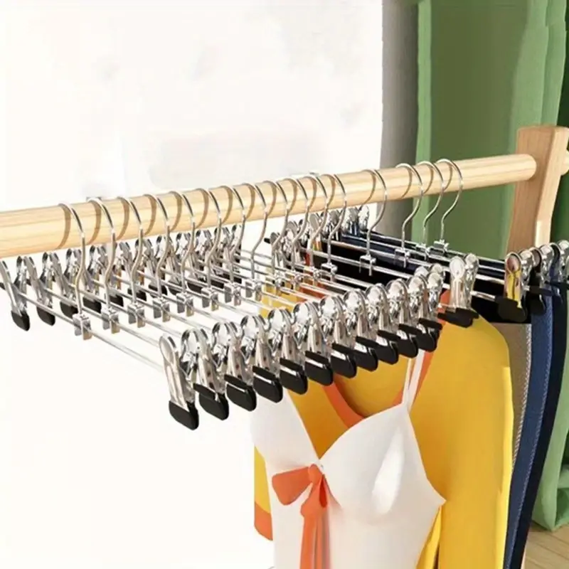 10pcs/5pcs/1pc, Pants Racks Wind Proof Multi-purpose Skirt Racks For ...