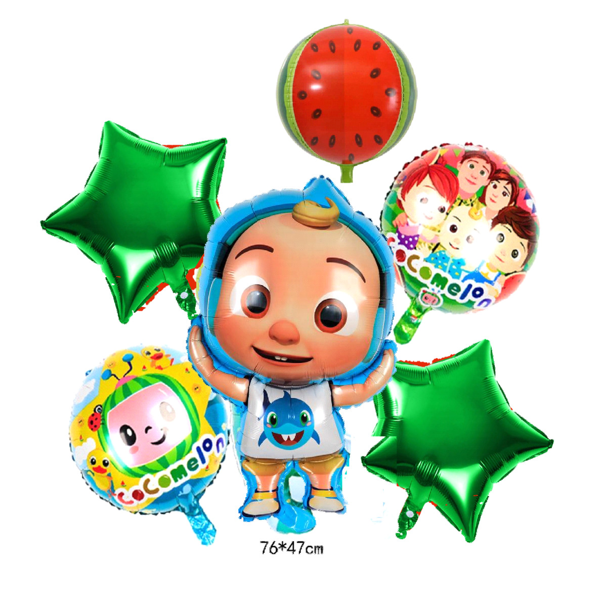 Cocomelon Birthday Party Supplies - Decorations - Pack of 167 ...