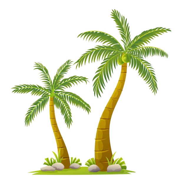 Free clip coconut tree cartoon, Download Free clip coconut tree cartoon ...