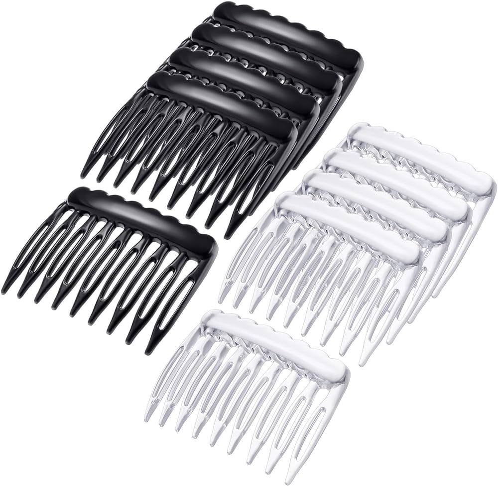 24 Pieces Small Hair Side Combs Plastic French Teeth Hair Combs for ...