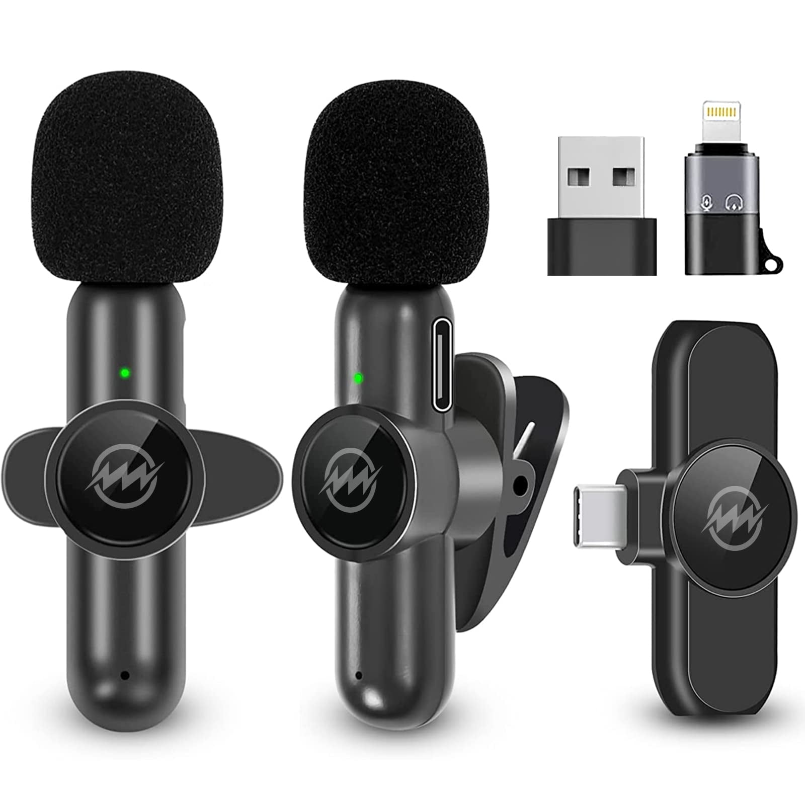 newware-2-pack-wireless-lavalier-microphones-for-android-iphone