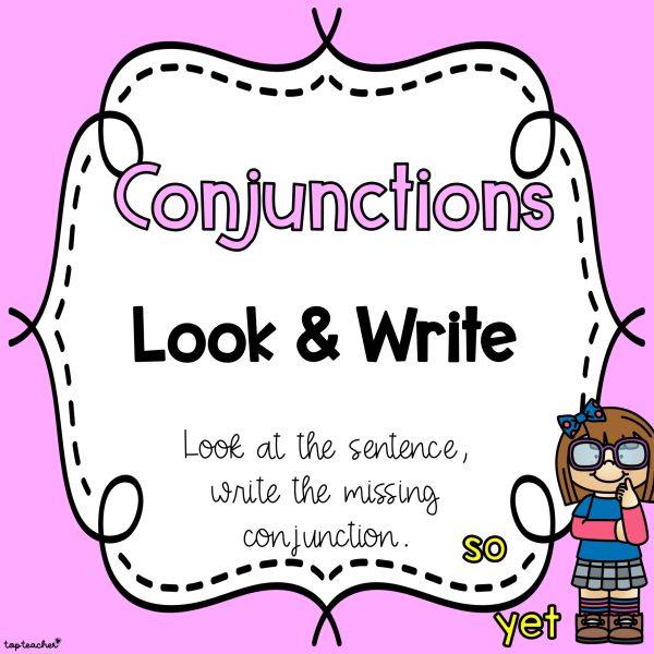 Conjunctions LOOK & WRITE – Top Teacher - Clip Art Library