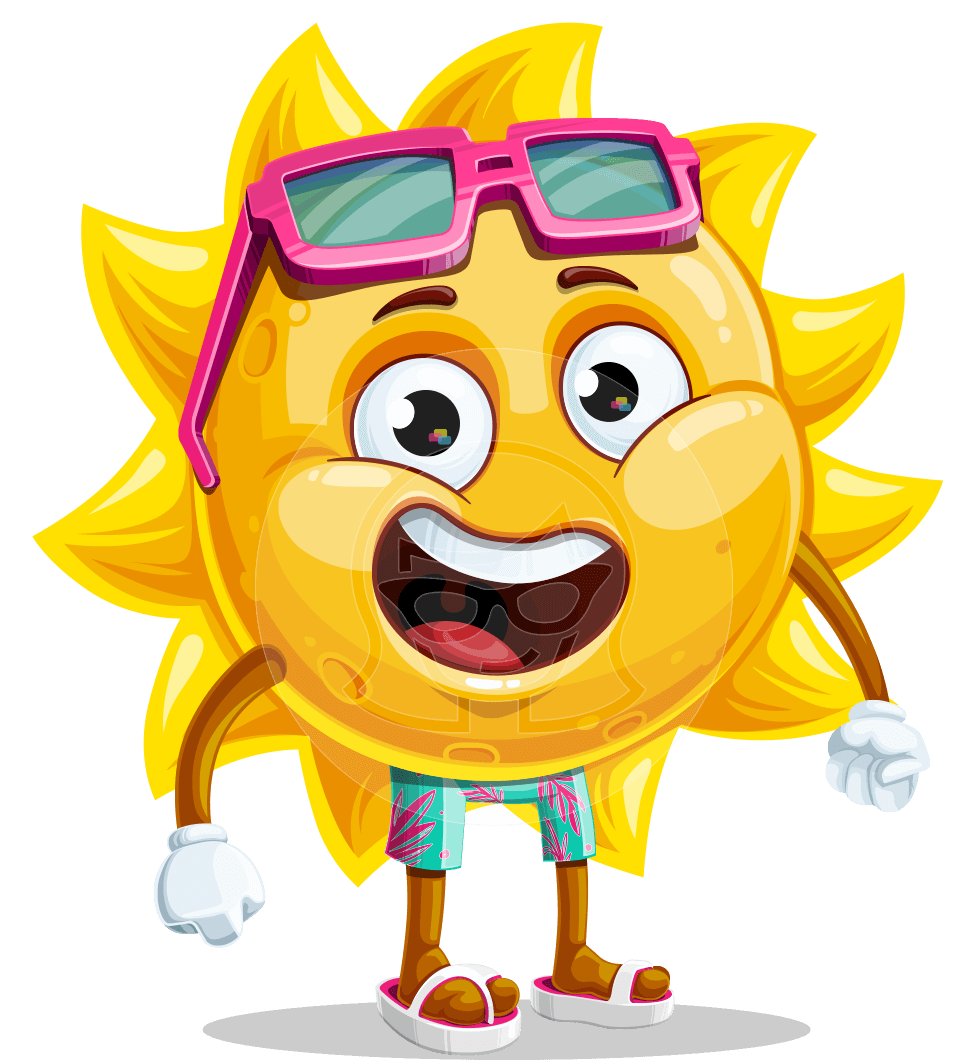 Cool Sun Cartoon Character 112 Stock Vector Images Graphicmama Clip Art Library 