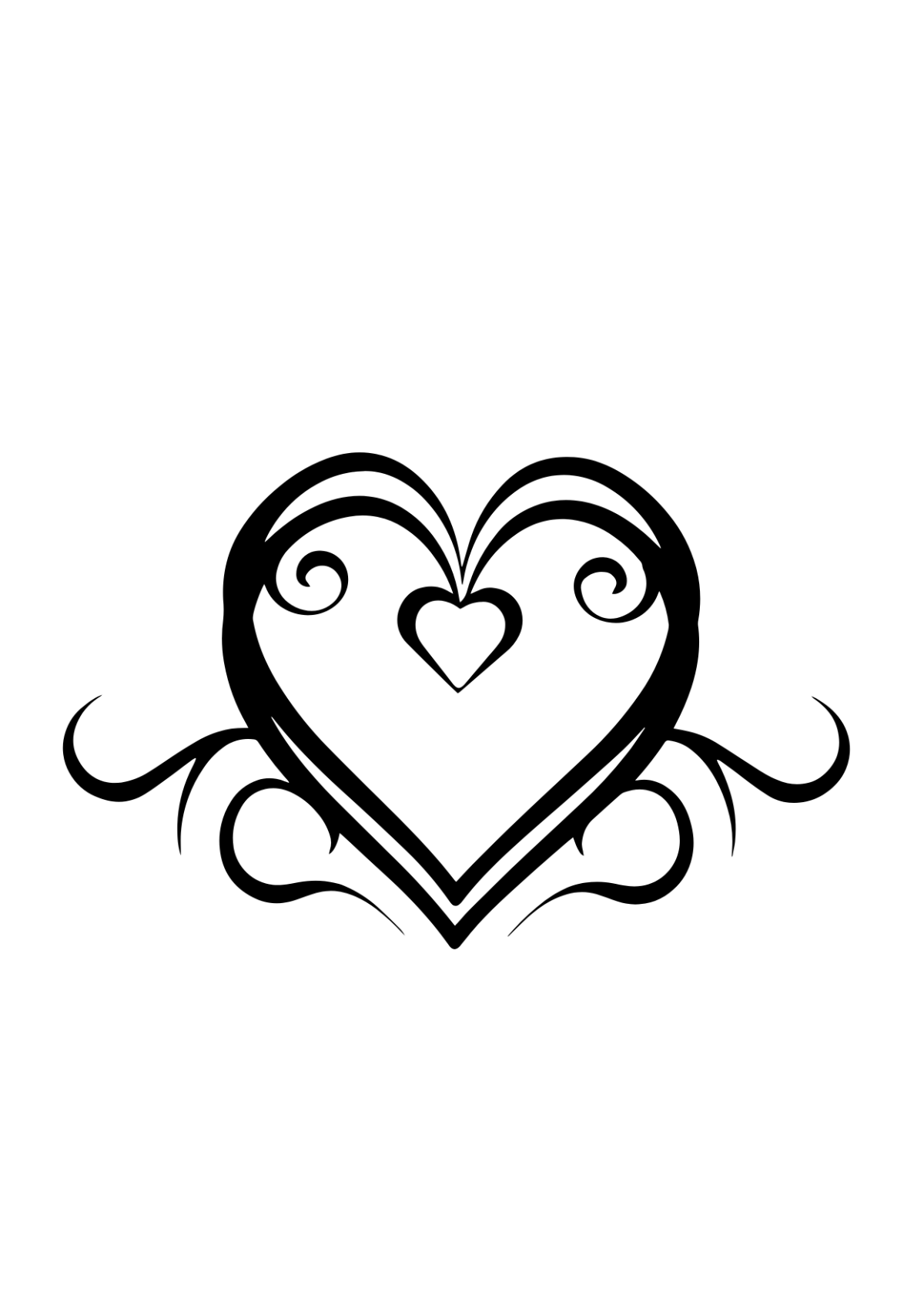 Heart Drawing Templates - Edit Online & Download - Clip Art Library