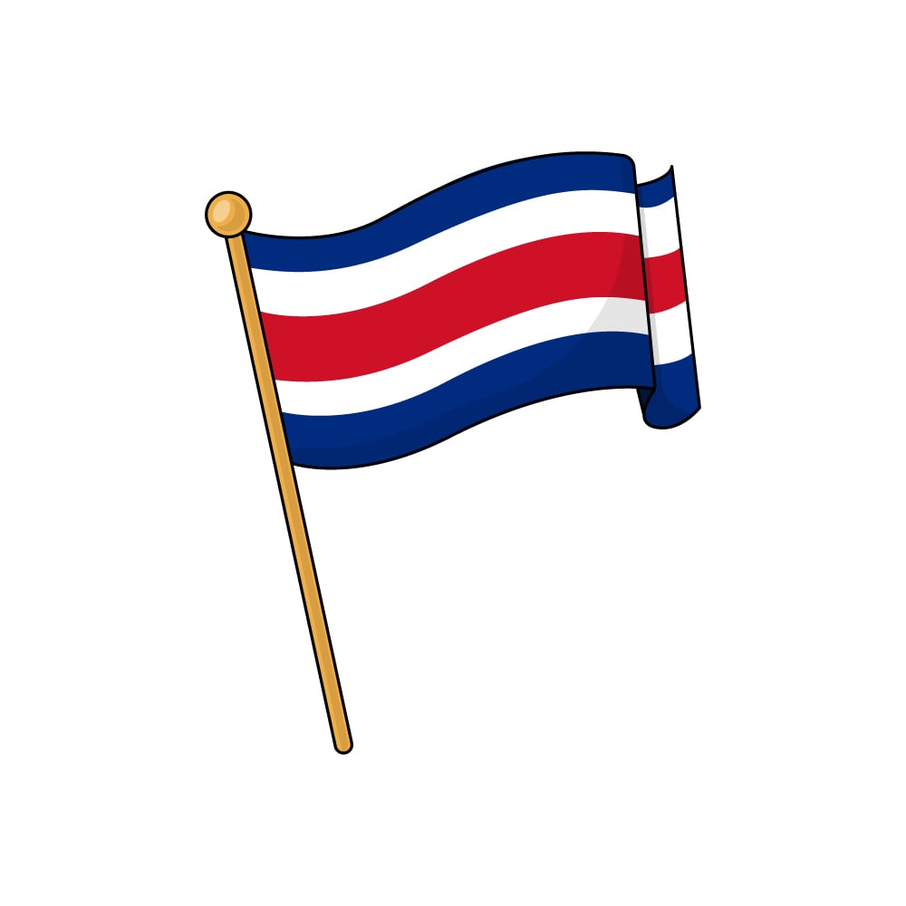 Free clip costa rica flag, Download Free clip costa rica flag png ...