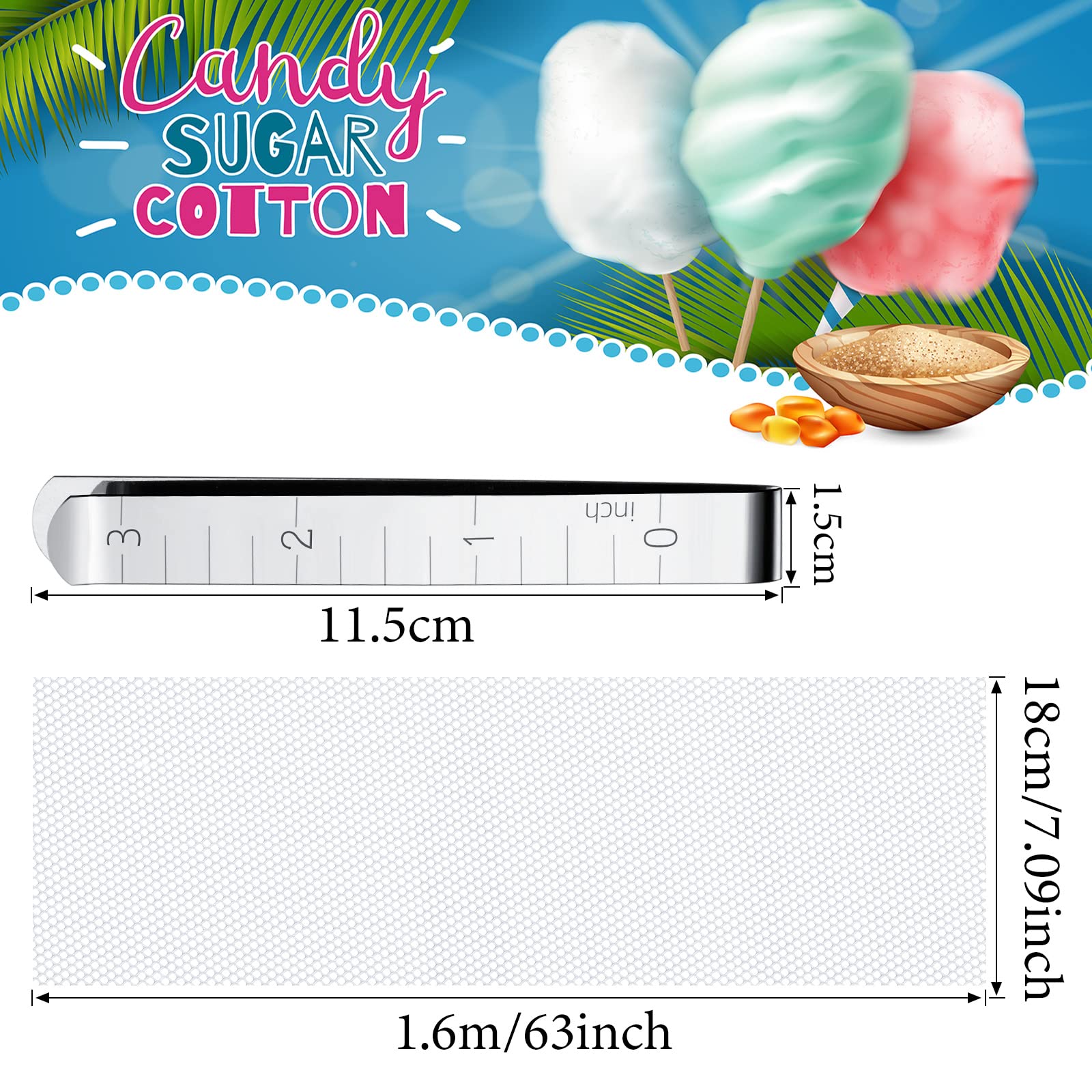 Cotton Candy Mesh and Clip Stabiliser Kit Cotton Candy Machine ...