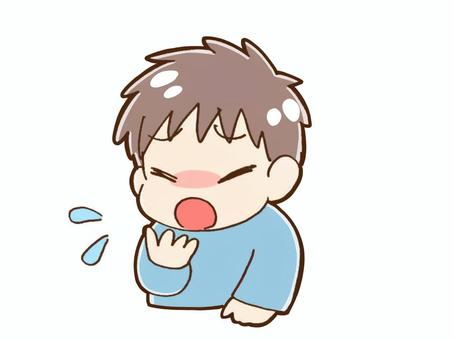 Free Vectors | boy coughing - Clip Art Library