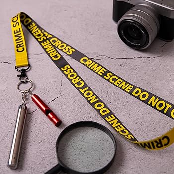 Crime Scene Do Not Cross 1 Lanyard with Clip for Key or ID Card - Clip ...