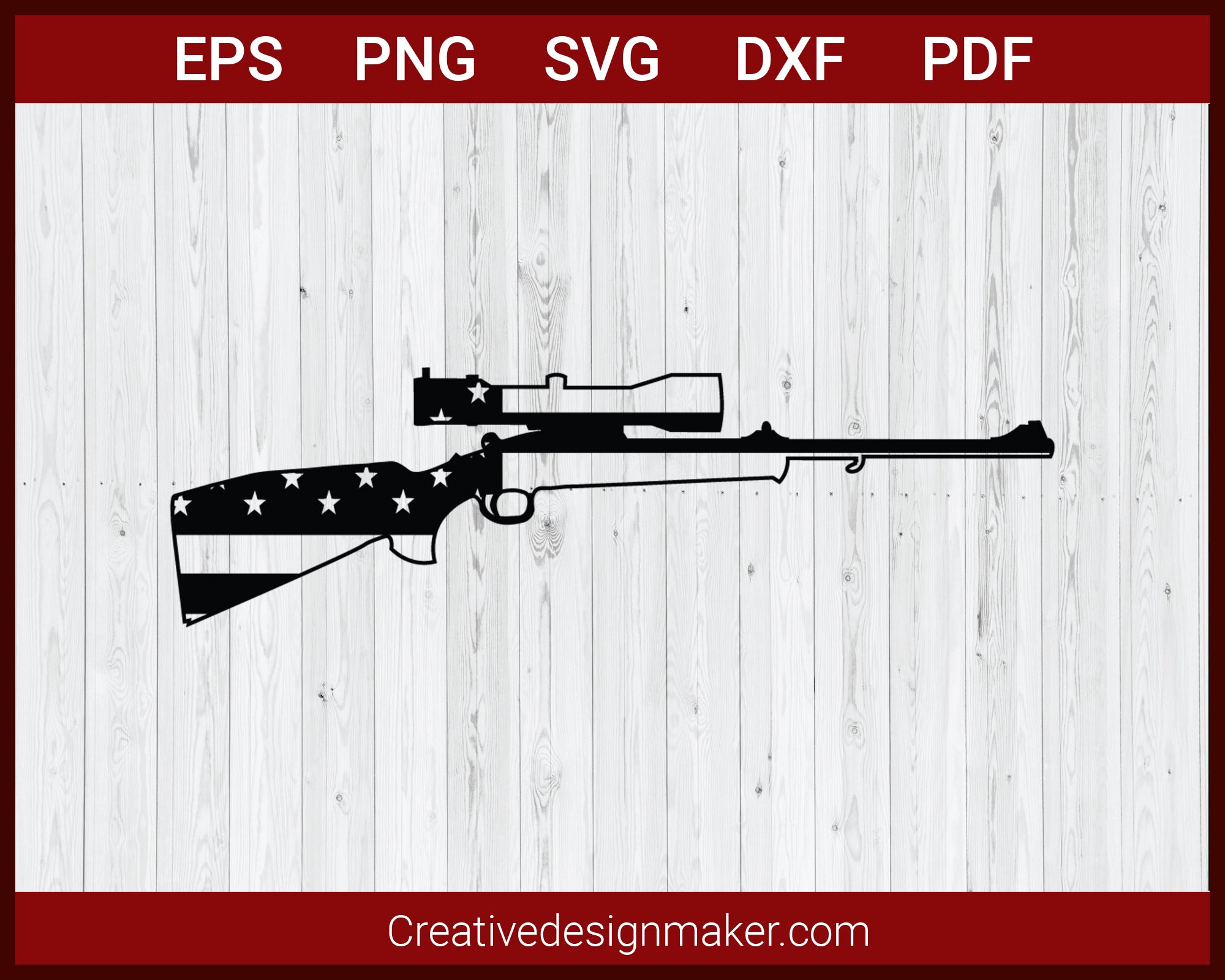 AR-15 Gun, AR15 Rifle Gun SVG Cricut Silhouette DXF PNG EPS Cut ...