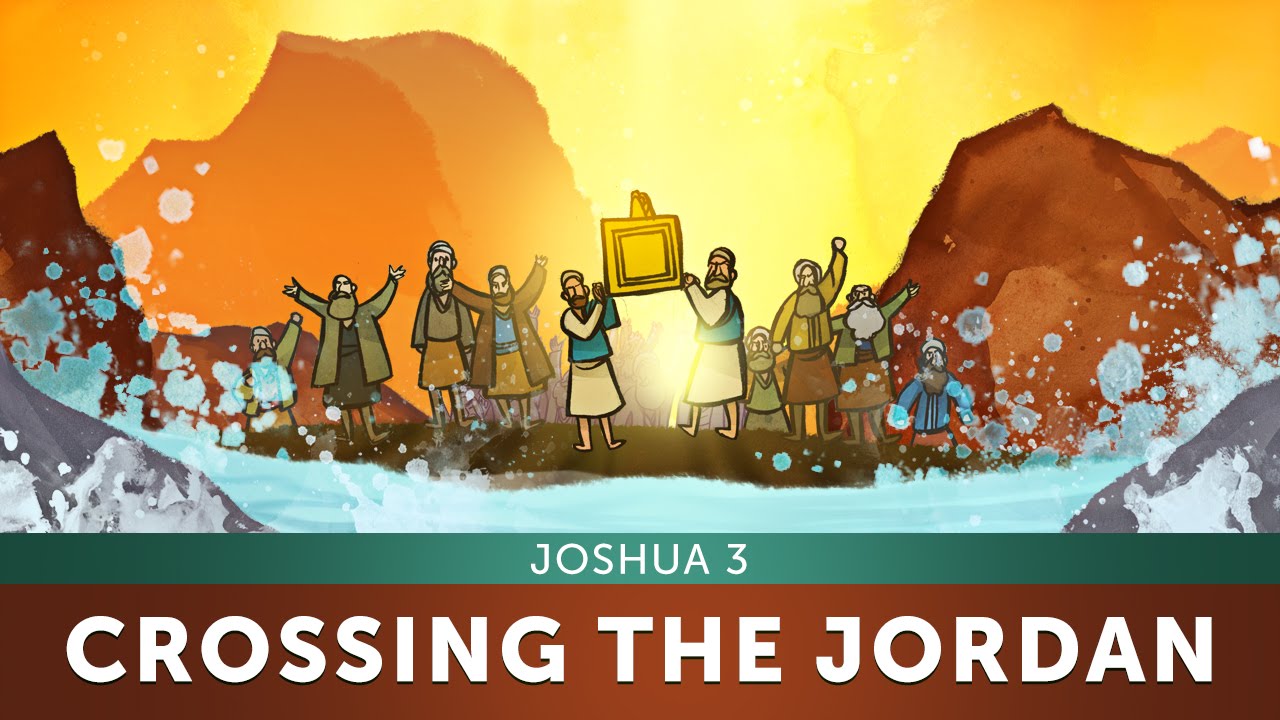 Joshua 3 Crossing The Jordan River Bible Story Clip Art Library 8065