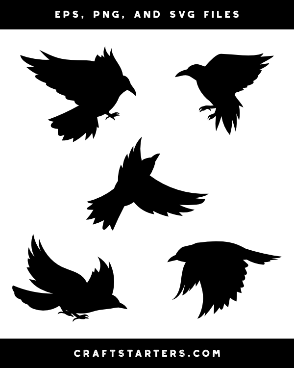 Free clip crows flying, Download Free clip crows flying png images ...