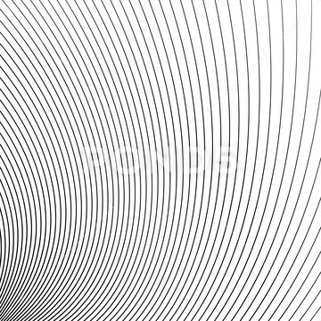 Thin dynamic curved lines monochrome geometric pattern ~ Clip Art ...