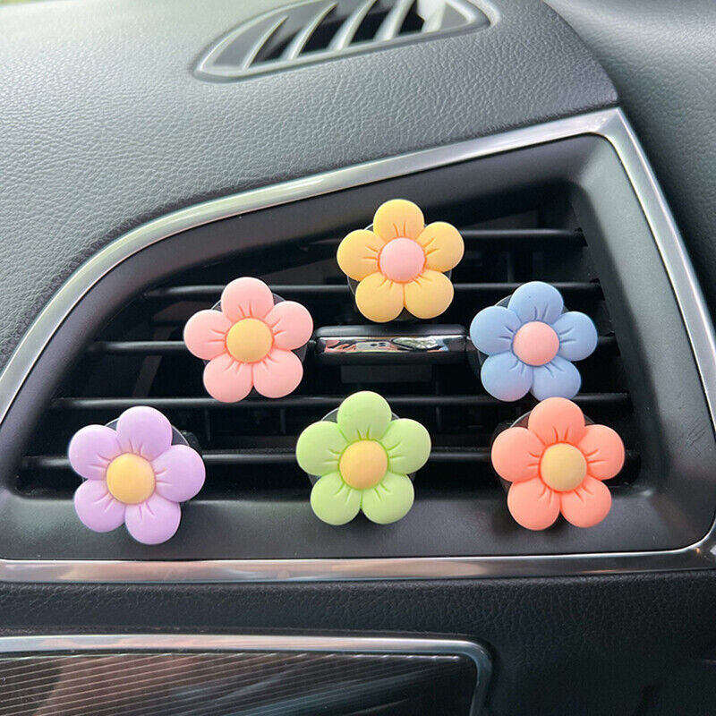 Daisy Flower Air Vent Clip Cute Car Accessories | Air Freshener ClipBH ...