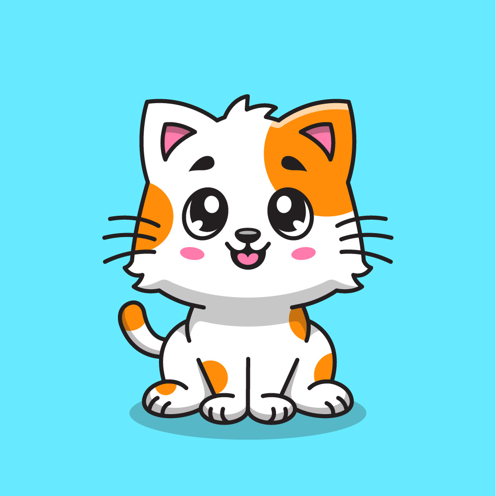 Free clip cute cat cartoon, Download Free clip cute cat cartoon png ...